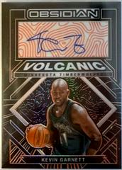 Kevin Garnett [Orange] Basketball Cards 2021 Panini Obsidian Volcanic Signatures Prices