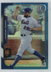 Daniel Murphy [Blue Refractor] #5 Baseball Cards 2015 Bowman Chrome Prices