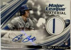 Brett Baty #MLMA-BB Baseball Cards 2023 Topps Update Major League Material Autographs Prices