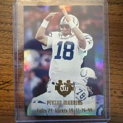 Peyton Manning #PM25 Football Cards 2000 Collector's Edge Peyton Manning Destiny Prices