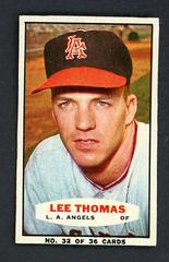 Lee Thomas [Hand Cut] Baseball Cards 1963 Bazooka Prices