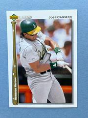 Jose Canseco #HR1 Baseball Cards 1992 Upper Deck Heroes of Baseball Prices