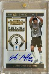 Gianluigi Buffon [Autograph] Soccer Cards 2019 Panini Chronicles Contenders Historic Ticket Prices