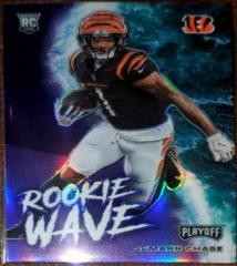 Ja'Marr Chase [Purple] #RW-JCH Football Cards 2021 Panini Playoff Rookie Wave Prices