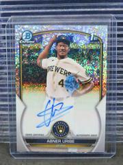 Abner Uribe [Speckle] #CPA-AU Baseball Cards 2023 Bowman Chrome Prospect Autographs Prices