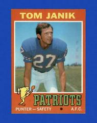 Tom Janik #82 Football Cards 1971 Topps Prices