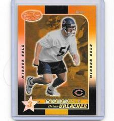 Brian Urlacher [3 Star Mirror Gold] #157 Football Cards 2000 Leaf Certified Prices