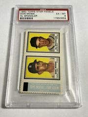 Don Mossi [Al Spangler] Baseball Cards 1962 Topps Stamp Panels Prices