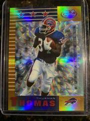 Thurman Thomas [Mirror Gold] #152 Football Cards 1999 Leaf Certified Prices