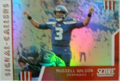 Russell Wilson [Red] #SC-27 Football Cards 2019 Panini Score Signal Callers Prices