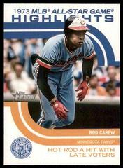 Rod Carew #ASGH-10 Baseball Cards 2022 Topps Heritage 1973 MLB All Star Game Highlights Prices