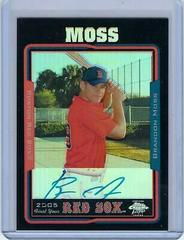 Brandon Moss [Autograph Refractor] #222 Baseball Cards 2005 Topps Chrome Prices