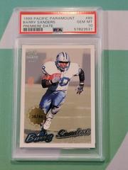 Barry Sanders [Premiere Date] #89 Football Cards 1999 Pacific Paramount Prices