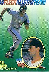Will Clark Baseball Cards 1989 Fleer All Stars Prices