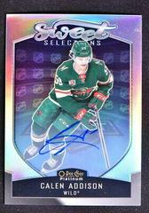 Calen Addison [Rainbow Autograph] Hockey Cards 2021 O-Pee-Chee Sweet Selections Prices