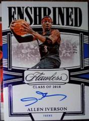 Allen Iverson [Amethyst] #4 Basketball Cards 2022 Panini Flawless Enshrined Signature Prices