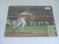 Mike Trout [Running] #48 Baseball Cards 2018 Stadium Club Prices