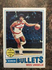 Wes Unseld Basketball Cards 1977 Topps Prices