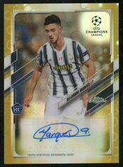 Alejandro Marques [Gold Refractor] #CA-AM Soccer Cards 2020 Topps Chrome UEFA Champions League Autographs Prices