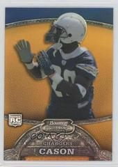 Antoine Cason [Gold Refractor] Football Cards 2008 Bowman Sterling Prices