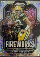 Aaron Rodgers [No Huddle] #F-1 Football Cards 2022 Panini Prizm Fireworks Prices