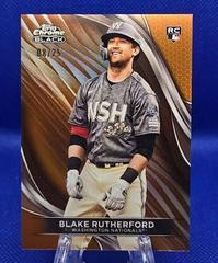 Blake Rutherford [Orange Refractor] #53 Baseball Cards 2024 Topps Chrome Black Prices