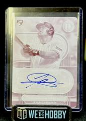 Jasson Dominguez [Printing Plate] #TA-JD Baseball Cards 2024 Topps Tribute Autograph Prices