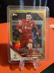 Andy Robertson [Yellow] Soccer Cards 2021 Topps UEFA Champions League Prices