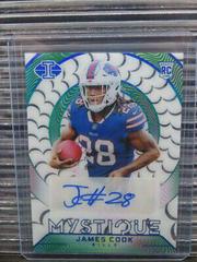 James Cook [Autograph Green] #M-19 Football Cards 2022 Panini Illusions Mystique Prices
