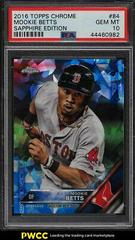 Mookie Betts #84 Baseball Cards 2016 Topps Chrome Sapphire Prices