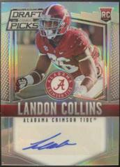 Landon Collins [Autograph Prizm] #129 Football Cards 2015 Panini Prizm Collegiate Draft Picks Prices
