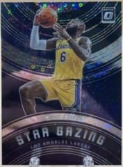 LeBron James [Holo Fast Break] #12 Basketball Cards 2022 Panini Donruss Optic Star Gazing Prices