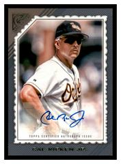 Cal Ripken Jr. Baseball Cards 2022 Topps Gallery Retired Greats Autographs Prices