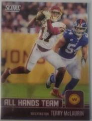 Terry McLaurin #AH10 Football Cards 2022 Panini Score All Hands Team Prices