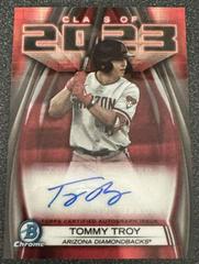 Tommy Troy [Red] #23A-TT Baseball Cards 2023 Bowman Draft Class of Autographs Prices
