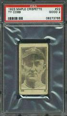 Ty Cobb Baseball Cards 1923 Maple Crispette Prices