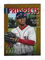 Ceddanne Rafaela [Gold] Baseball Cards 2023 Bowman Modern Prospects Prices