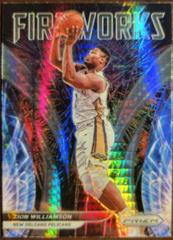 Zion Williamson [Hyper Prizm] Basketball Cards 2021 Panini Prizm Fireworks Prices