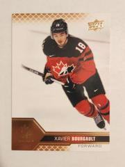 Xavier Bourgault [Rose Gold] Hockey Cards 2022 Upper Deck Team Canada Juniors Prices