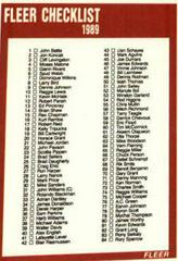 Checklist 1-168 #168 Basketball Cards 1989 Fleer Prices