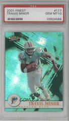 Travis Minor #117 Football Cards 2001 Topps Finest Prices