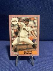 Carlos Rodon [Pink] #78B-39 Baseball Cards 2022 Topps Mini 1987 Prices
