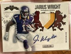 Jarius Wright [Autograph Jersey] #250 Football Cards 2012 Panini Rookies & Stars Prices