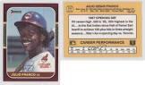 Julio Franco #111 Baseball Cards 1987 Donruss Opening Day Prices