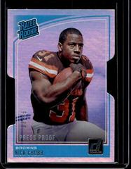 Nick Chubb [Press Proof Silver Die-Cut] #308 Football Cards 2018 Donruss Prices