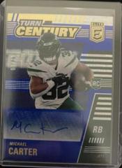 Michael Carter Football Cards 2021 Panini Chronicles Turn of the Century Autographs Prices