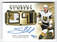 Shea Theodore #HR-ST Hockey Cards 2020 Upper Deck The Cup Honorable Numbers Autograph Patch Prices