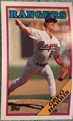 Greg Harris #369 Baseball Cards 1988 Topps Prices