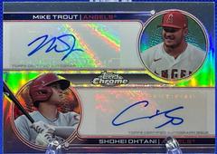 Shohei Ohtani, Mike Trout Baseball Cards 2022 Topps Chrome Sonic Dual Autographs Prices