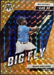 Randy Arozarena [Orange Fluorescent] Baseball Cards 2022 Panini Mosaic Big Fly Prices
